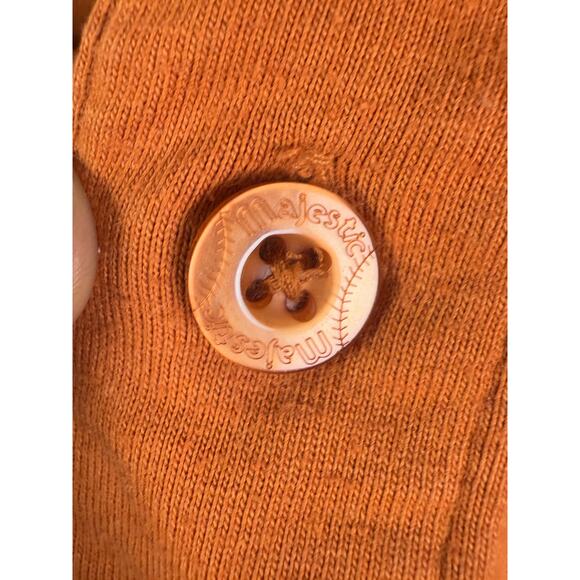 Houston Astros Majestic Cooperstown Collection Retro Hoodie Burnt Orange Men 2XL - Picture 7 of 8